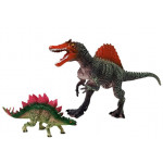 Sada figúrok dinosaurov - Spinosaurus, Stegosaurus